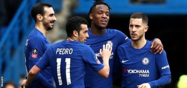 FA CUP: ​Moses ​benched as Batshuayi inspires Chelsea past Newcastle; City advance