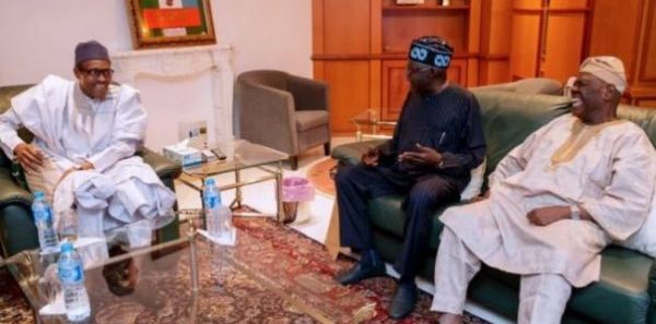 Hours after Obasanjo’s explosive letter, Tinubu, Akande meet Buhari, keep mum