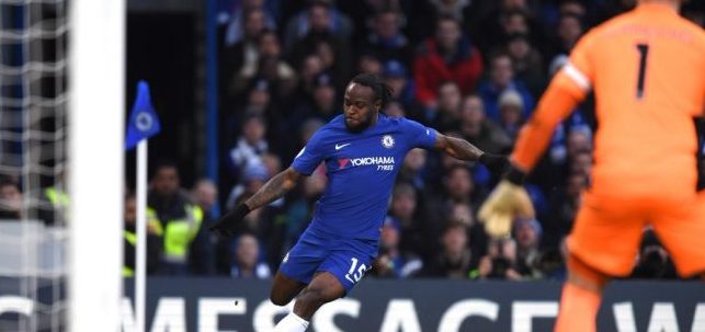 Moses, Ndidi in action as Chelsea fail to beat 10-man Leicester; West Brom, Palace win