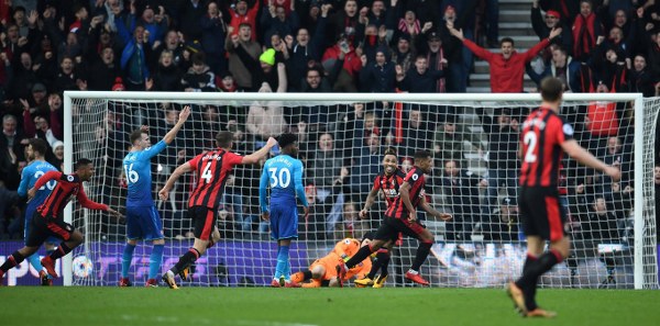 Iwobi bags assist in Arsenal's defeat at Bournemouth