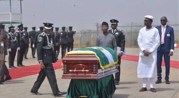 PHOTOSCENE: Parade in honour of Late former VP Ekwueme