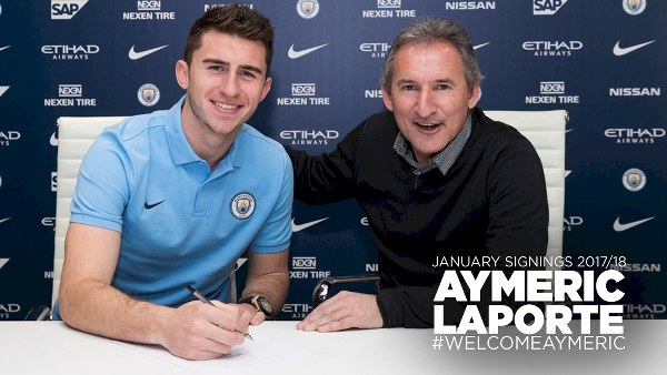 Man City complete signing of Laporte for £57m