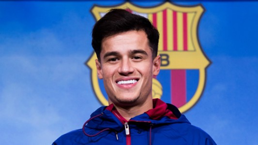 Barca's new signing Coutinho out for three weeks