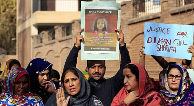 Protests continue in Pakistan over rape, murder of 7-yr-old girl as police hunt for victim’s killer