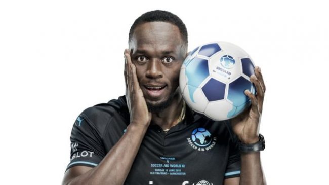 Bolt to debut at Old Trafford in a celeb football match
