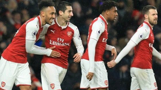 Iwobi in action, Aubameyang scores on debut as Arsenal thrash Everton