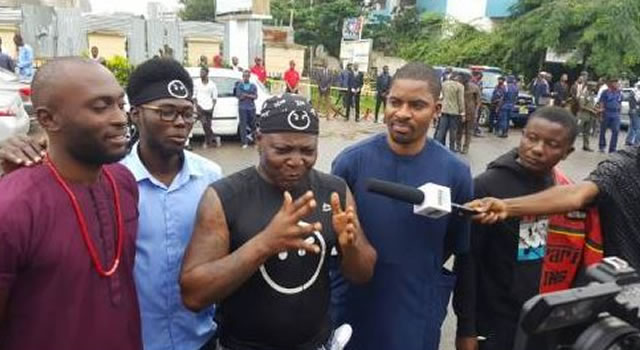 Charly Boy storms NNPC office, over persistent fuel scarcity