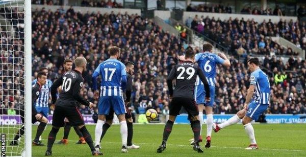 Iwobi starts in Arsenal's defeat at Brighton