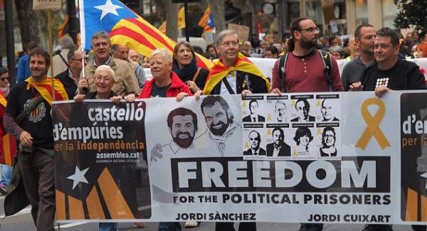 BARCELONA: Protests erupt as Spanish court jails 5 Catalan leaders
