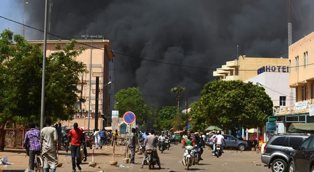 BURKINA FASO: Army hqtrs, French embassy under heavy attack by terrorists