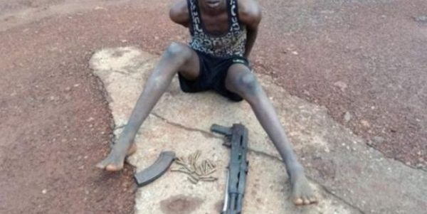 PLATEAU STATE: Police arrests AK 47 bearing herdsman