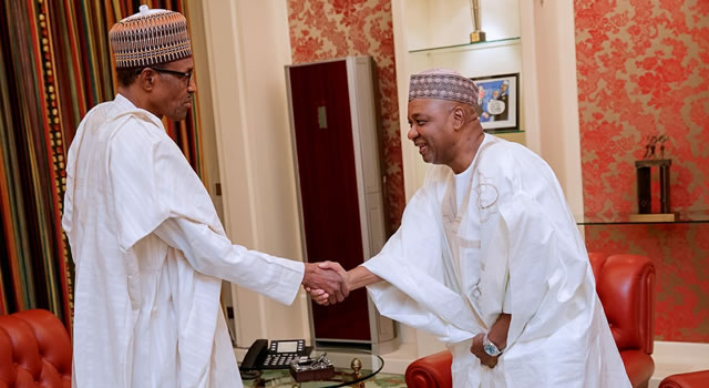 Ex-VP Sambo meets Buhari behind closed doors