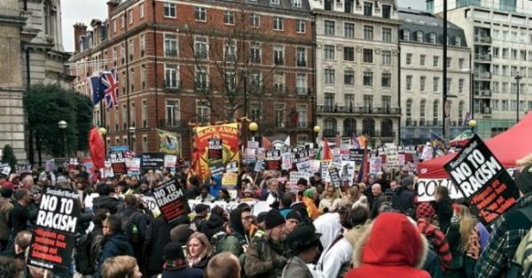 Thousands throng streets of London to protest against 'evil of racism'