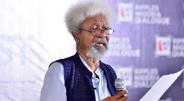 FOR THE RECORDS: Lecture delivered by Professor Wole Soyinka at Ripples Nigeria Dialogue