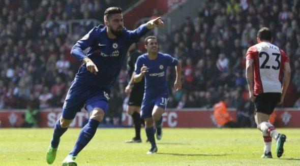 Moses not left out as Giroud inspires Chelsea's comback win at Southampton