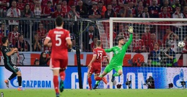 UCL: Madrid take control of Bayern tie with away win
