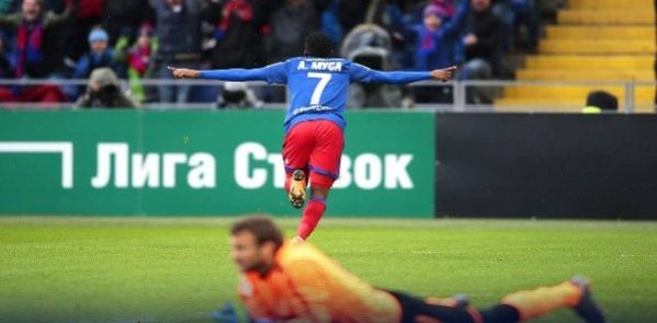 Musa's brace ensures CSKA win over Krasnodar