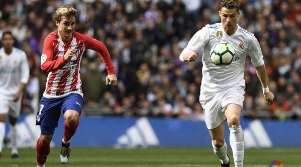 Ronaldo, Griezmann score in Madrid derby draw