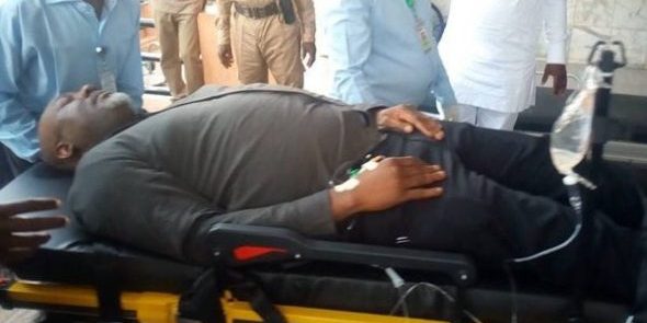 Melaye injured, in Abuja hospital after jumping out of police vehicle
