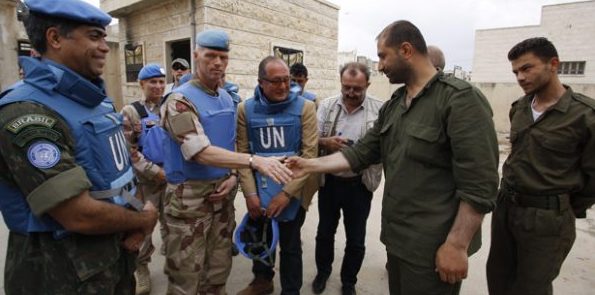 SYRIA: Unknown gunmen open fire at UN inspection team