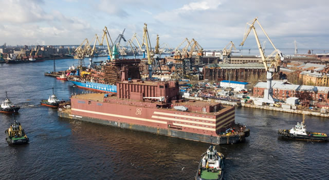 Russia launches world’s first floating nuclear power plant