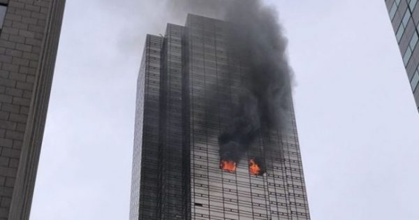 1 dead, 4 hurt as fire engulfs Trump Tower
