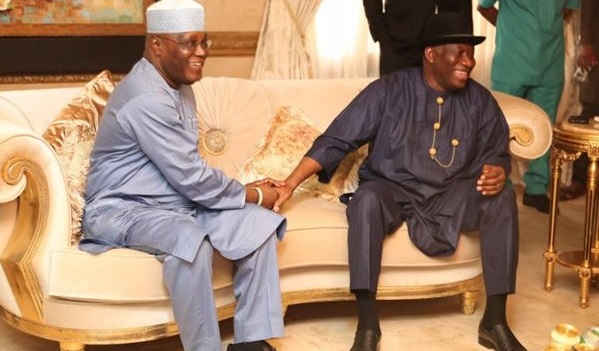 2019: Atiku visits Jonathan in Bayelsa