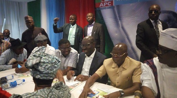 APC CHAIRMANSHIP: Oshiomhole’s bid receives boost as APC governors pledge support