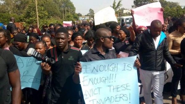 PROTEST: Gov Lalong talks touch as govt officials escape death by the whiskers
