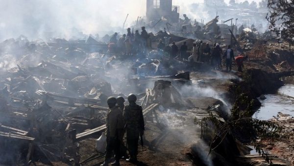 KENYA: 15 feared dead, 70 injured in Nairobi market fire