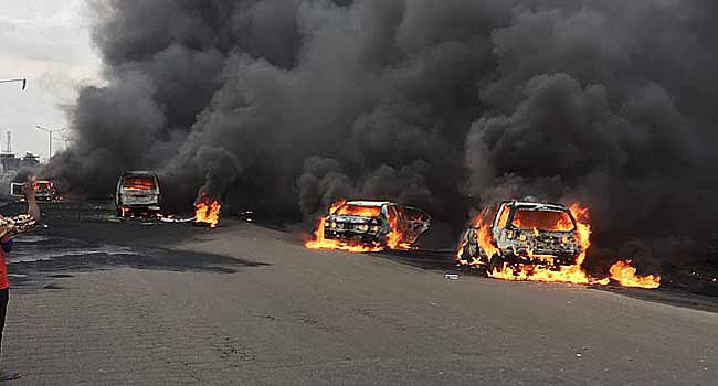 Celebrities react to deadly Lagos tanker explosion