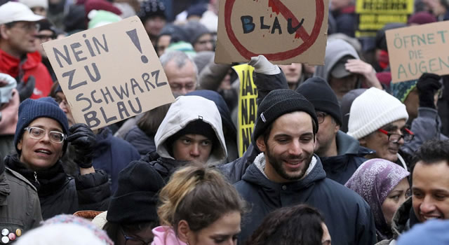 Muslims in Austria protest against govt plans to clampdown on Mosques, suspend imams