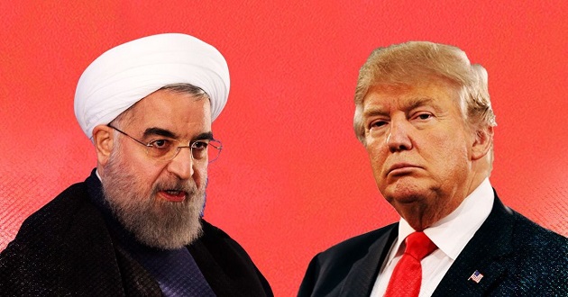 Donald Trump and Hassan Rouhani