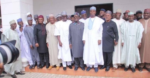 Defection rumours mount as Saraki, Ortom, 2 APC governors hold talks with PDP leaders