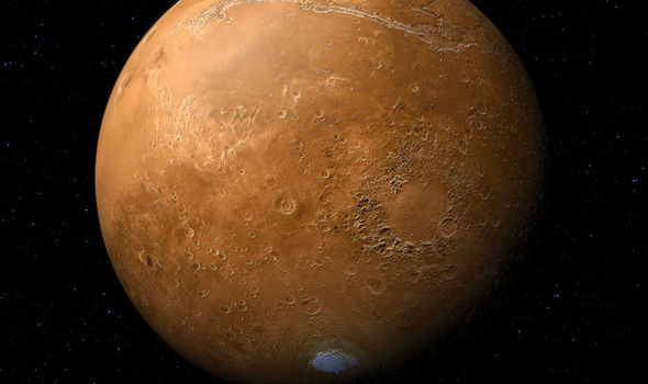 Researchers discover lake beneath southern pole of Mars