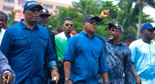 PDP leaders storm National Assembly over Fayose