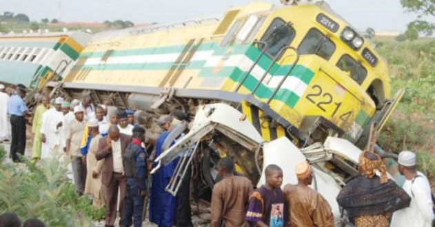 2 crushed to death, others injured as train collides with bus