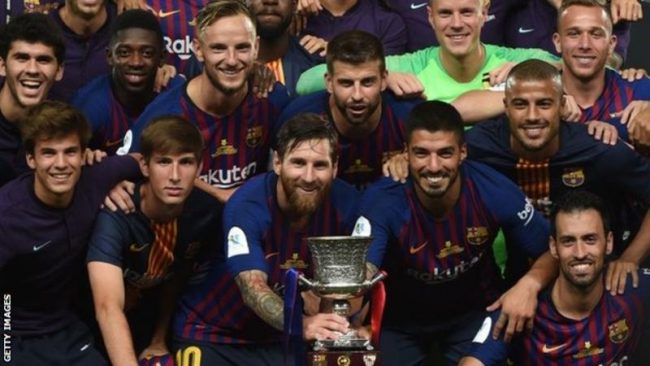 Super Cup - Barcelona champions