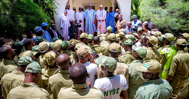 ‘NYSC is very good for Nigeria’— Buhari