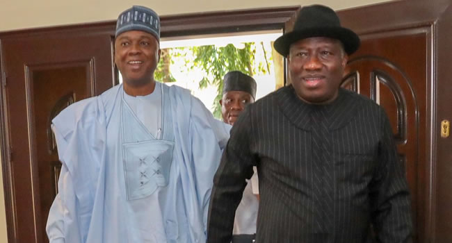 Leaving no stone unturned Saraki meets Jonathan over presidential ambition