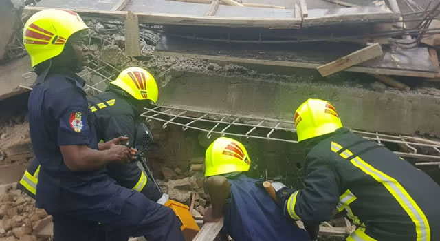 Tragedy as shopping complex collapse in Abuja killing one, others trapped