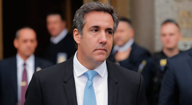 Trump's former lawyer Cohen says he's happy to aid Russia probe