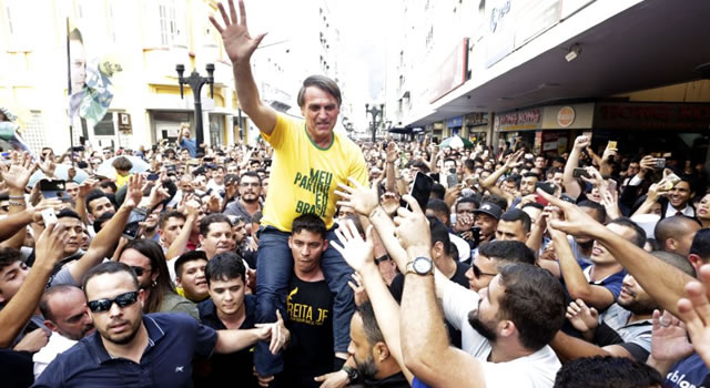 63-yr-old Brazilian presidential candidate stabbed during rally