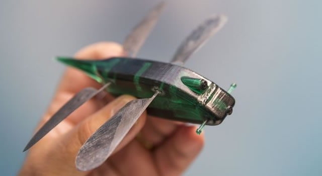 Scientists develop flying robot that mimics insect flight