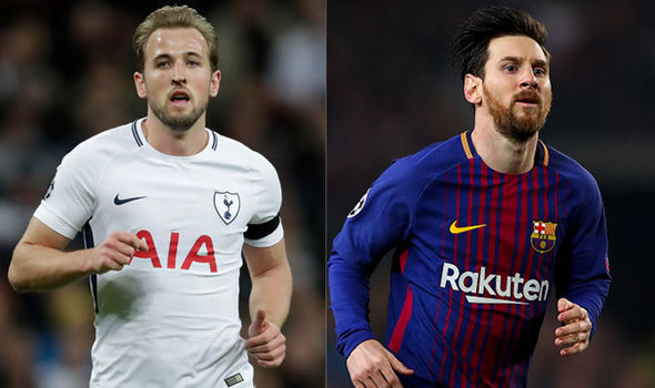 Lionel Messi and Harry Kane