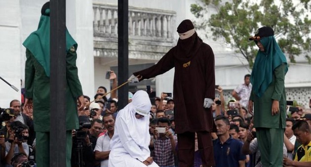 Furore as 2 Malaysian women are flogged publicly for lesbian acts