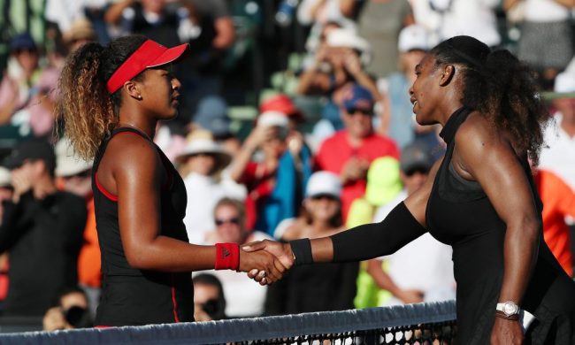 Naomi Osaka and Serena Williams