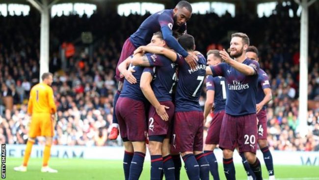 Lacazette shoots Arsenal into Europa League semi-finals