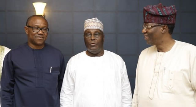 Atiku names ex-Gov Peter Obi as running mate