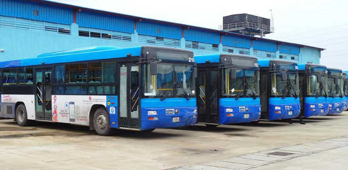 BRT bus crushes Power bike rider crushed to death